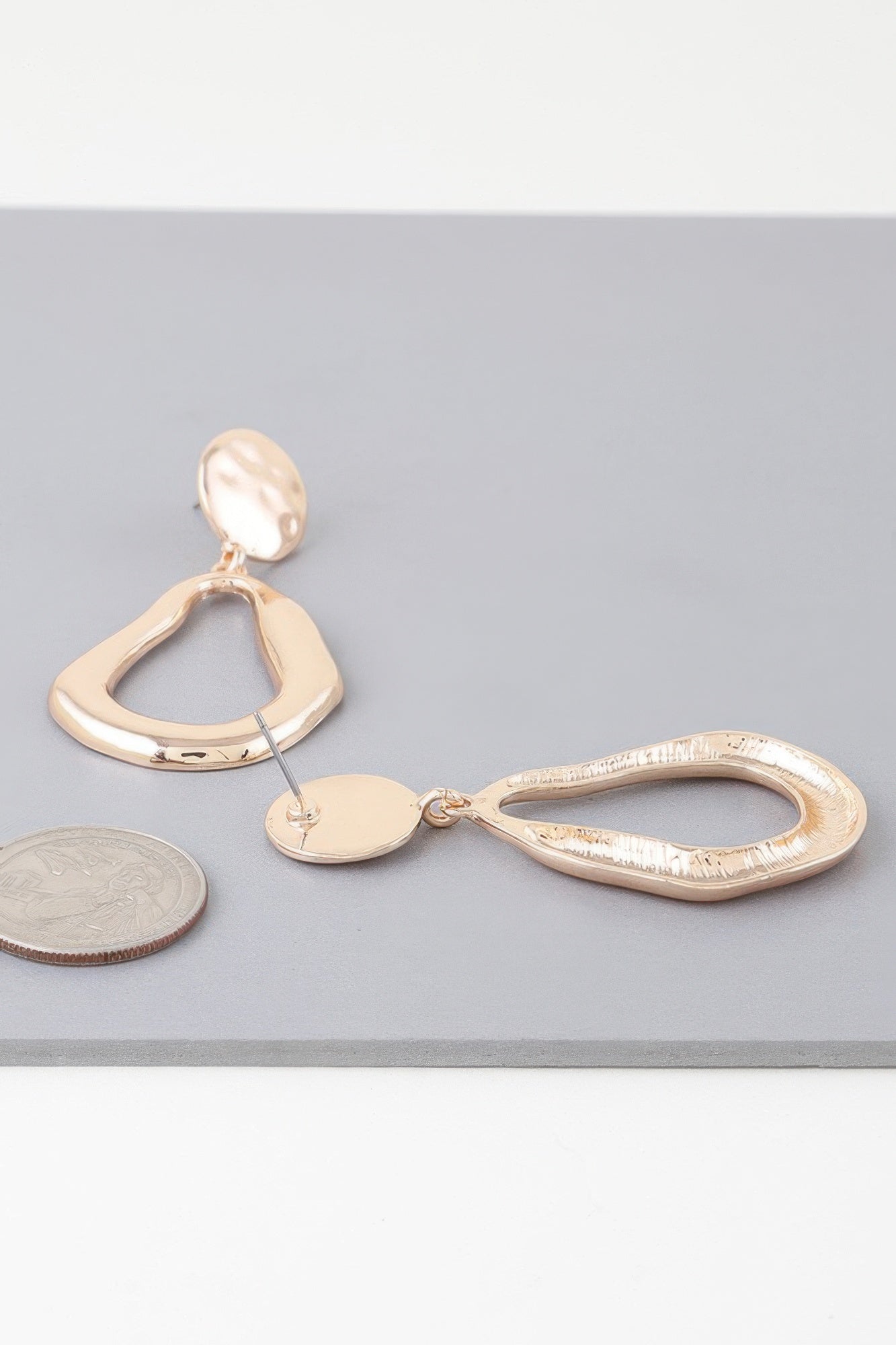 Abstract Shiny Teardrop Earrings | Mixtshop LLC