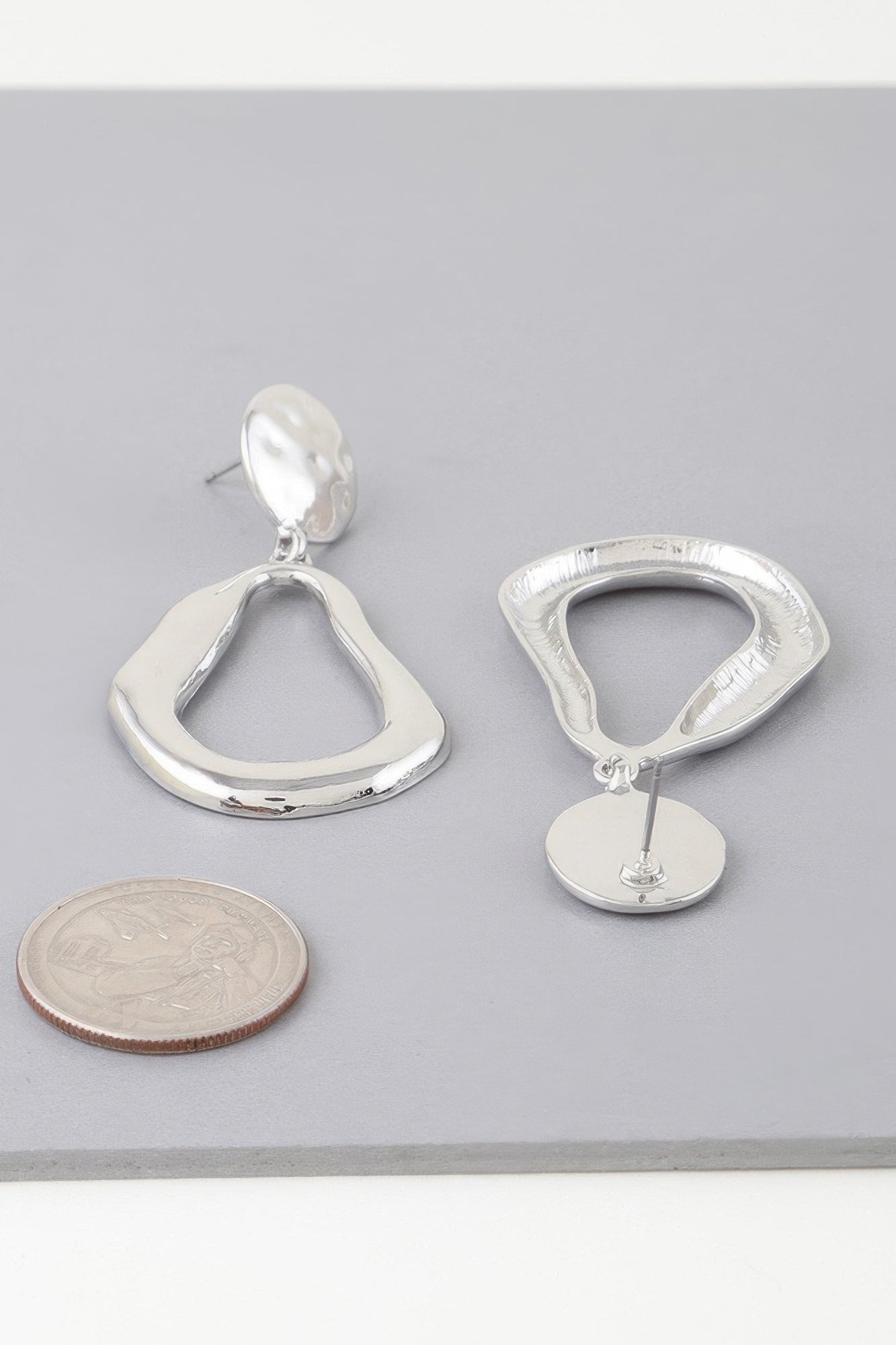 Abstract Shiny Teardrop Earrings | Mixtshop LLC