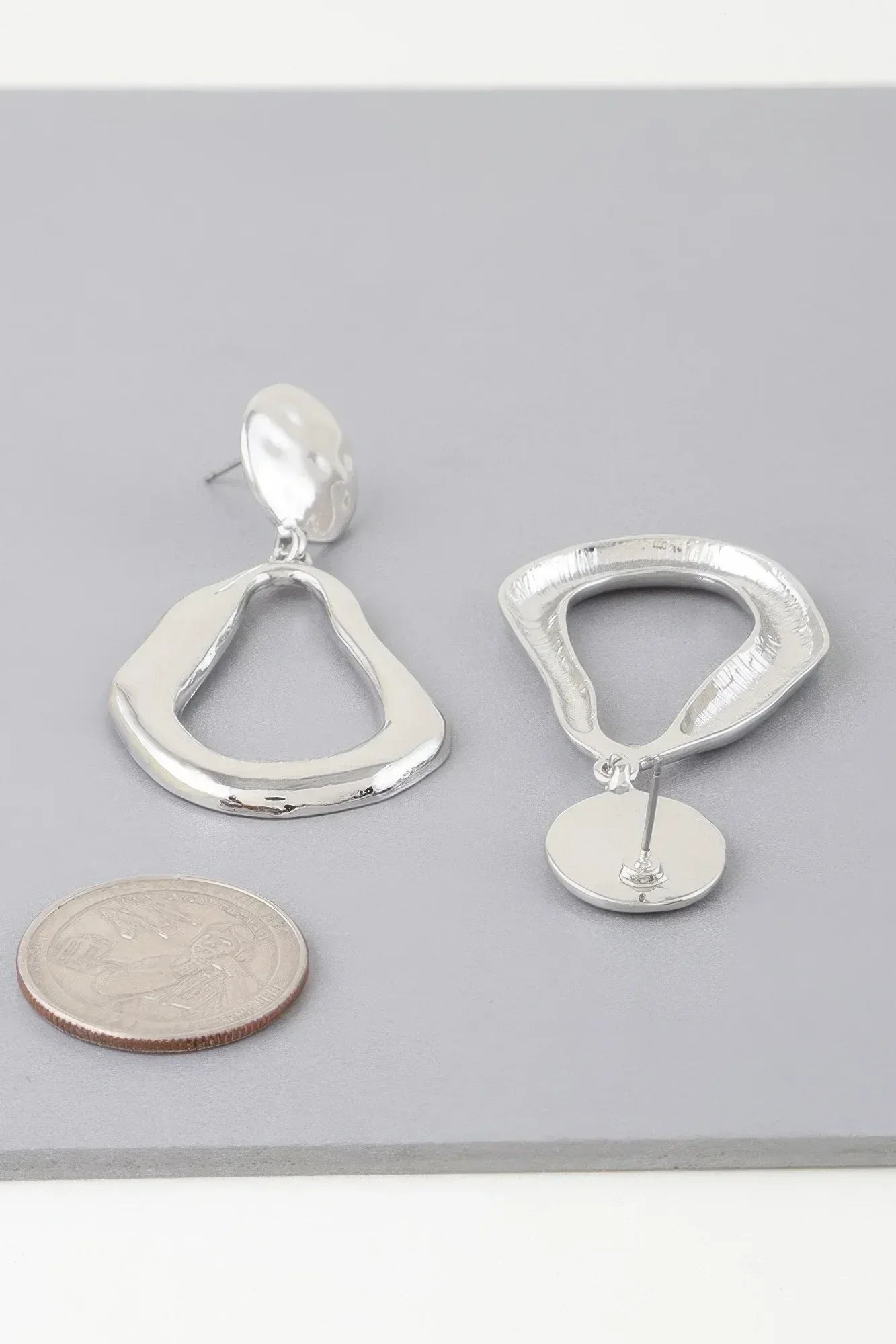 Abstract Shiny Teardrop Earrings | Mixtshop LLC