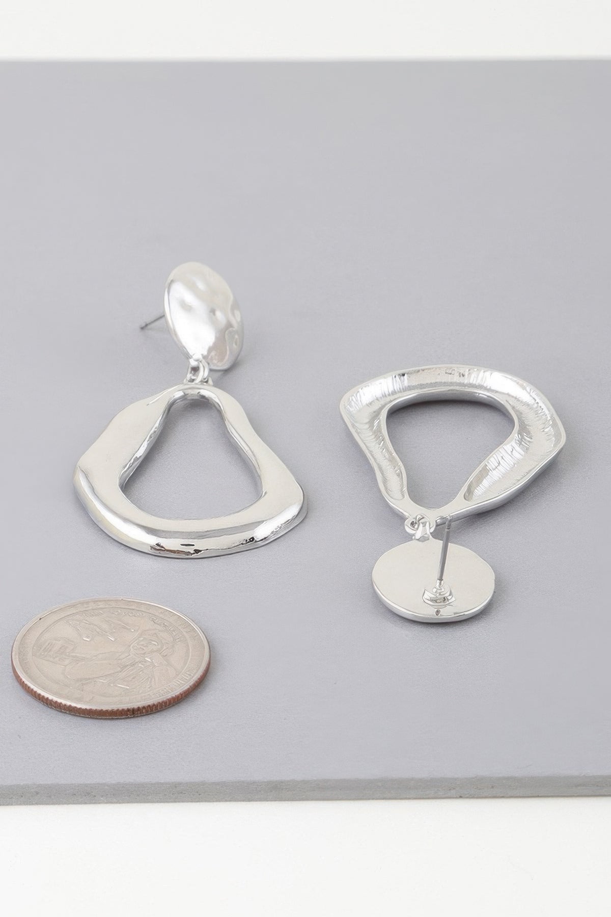 Abstract Shiny Teardrop Earrings | Mixtshop LLC
