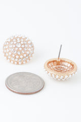 Pearled Dome Stud Earrings | Mixtshop LLC