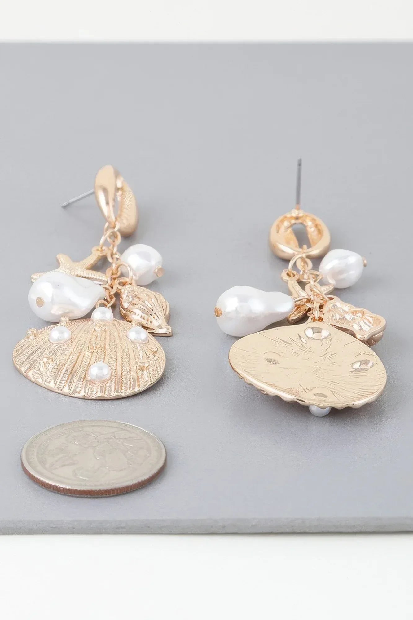 Pearled Under The Sea Drop Earrings Secondary image