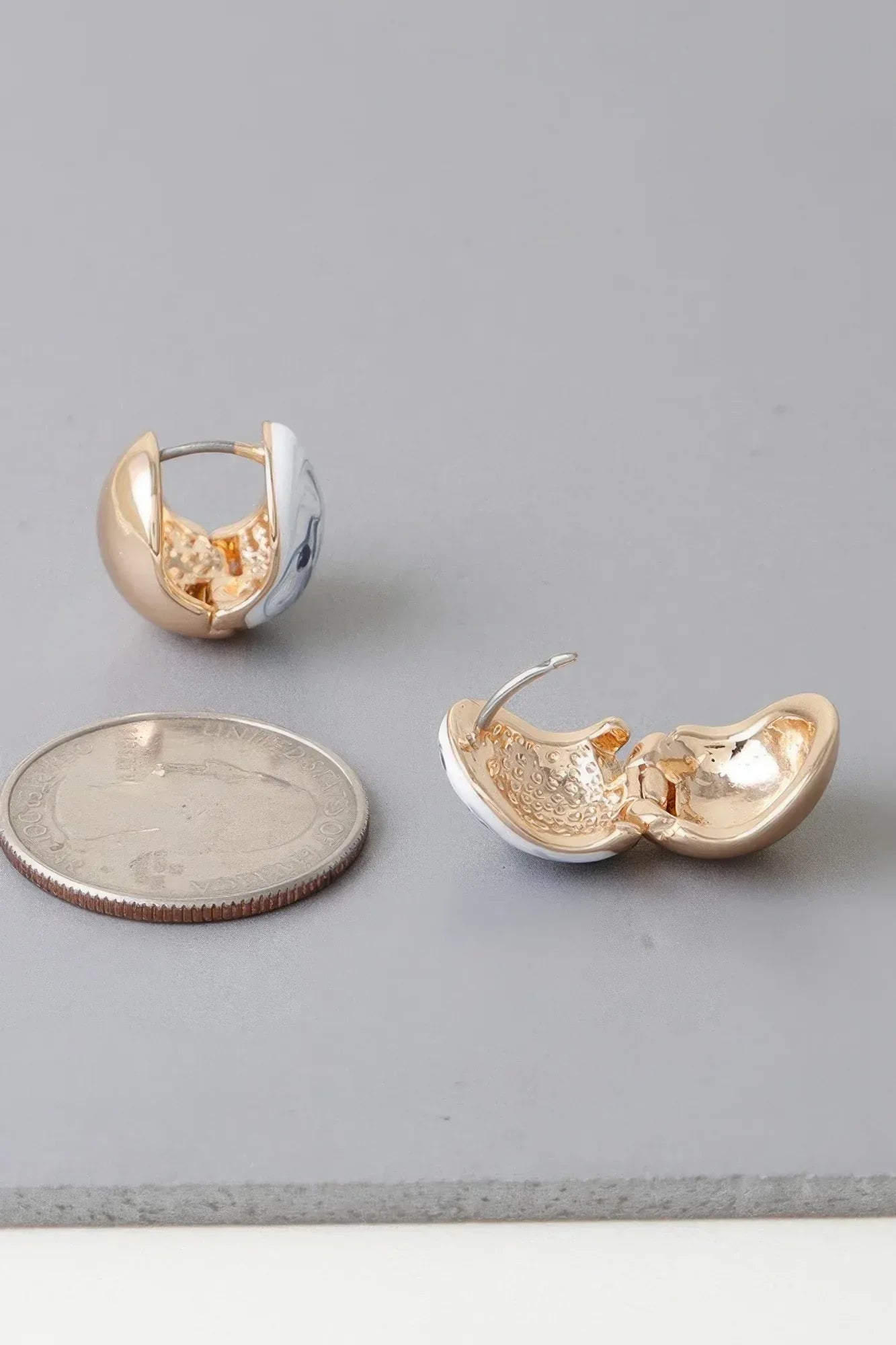 Vintage Marble Swirl Clasp Earrings | Mixtshop LLC