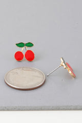 Cute Cherry Stud Earrings | Mixtshop LLC