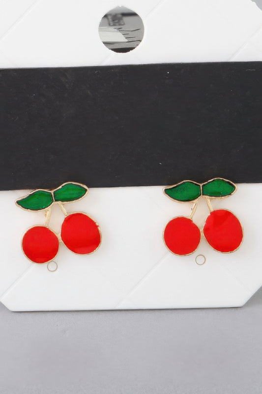 Cute Cherry Stud Earrings | Mixtshop LLC