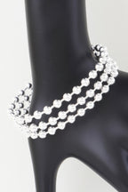 Wide Triple Beaded Cuff Bracelet | Mixtshop LLC