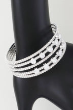 Multi Jeweled Cuff Bracelet | Mixtshop LLC