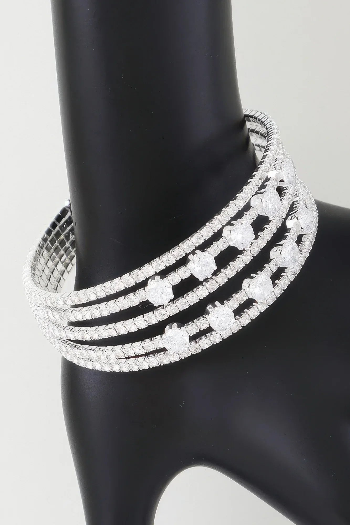 Multi Jeweled Cuff Bracelet | Mixtshop LLC
