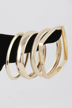 Multi Shiny Silver Layer Bracelet | Mixtshop LLC