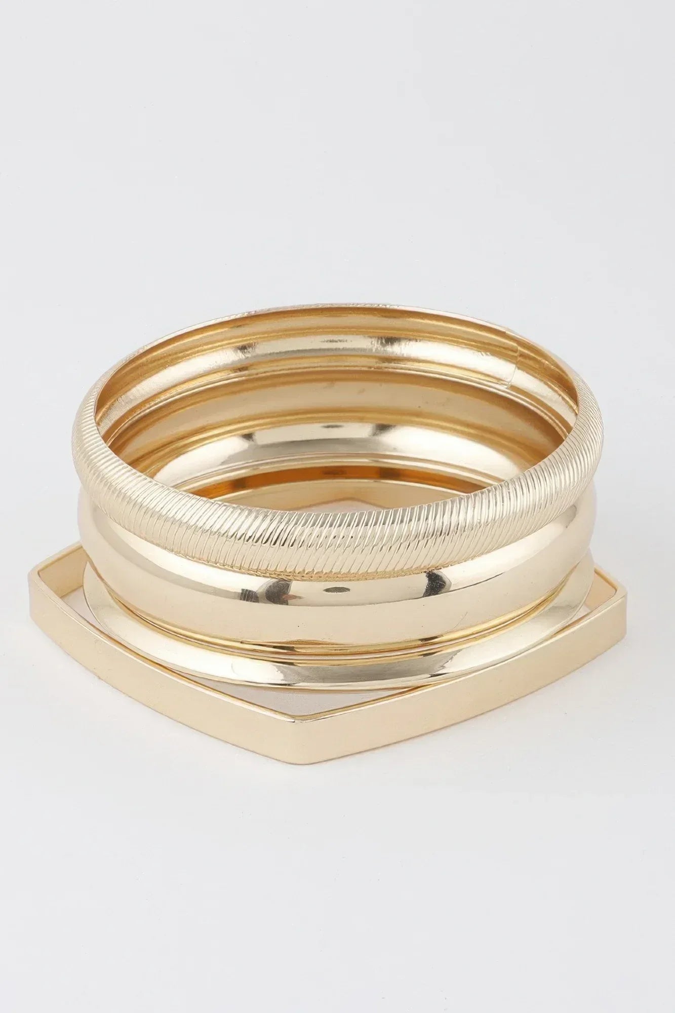 Multi Shiny Silver Layer Bracelet Secondary image