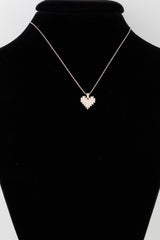 Block Pearl Heart Necklace | Mixtshop LLC