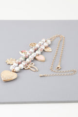 Vintage Heart Charms Necklace | Mixtshop LLC