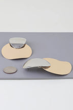 Shiny Modern Disc Earrings | Mixtshop LLC