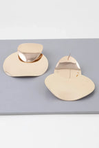 Shiny Modern Disc Earrings | Mixtshop LLC