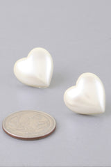 Luminous Heart Stud Earrings | Mixtshop LLC