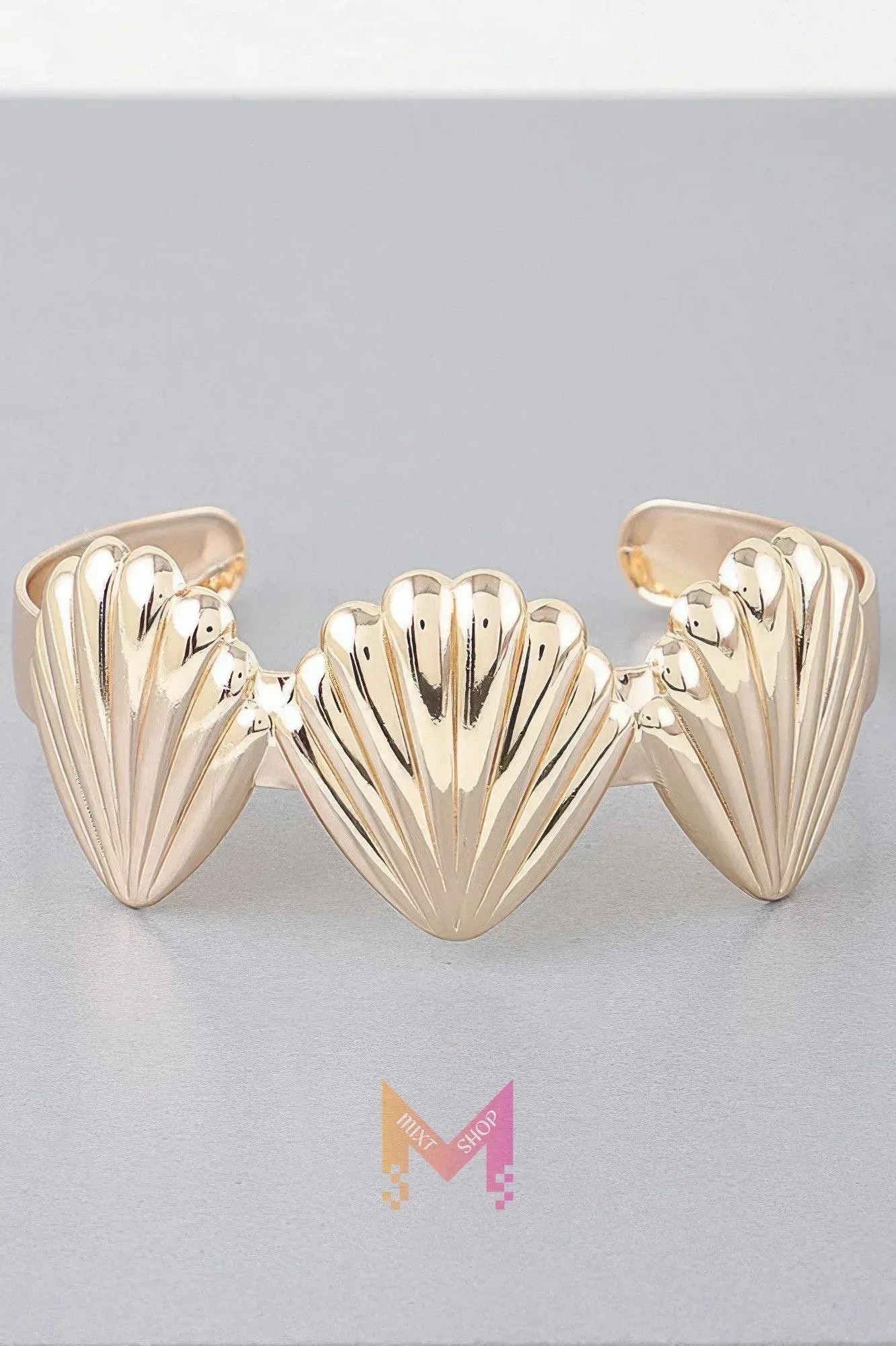 Mermaid Shell Cuff Bracelet | Mixtshop LLC