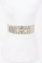 Pearl Metal Buckle Elastic Belt | Mixtshop LLC