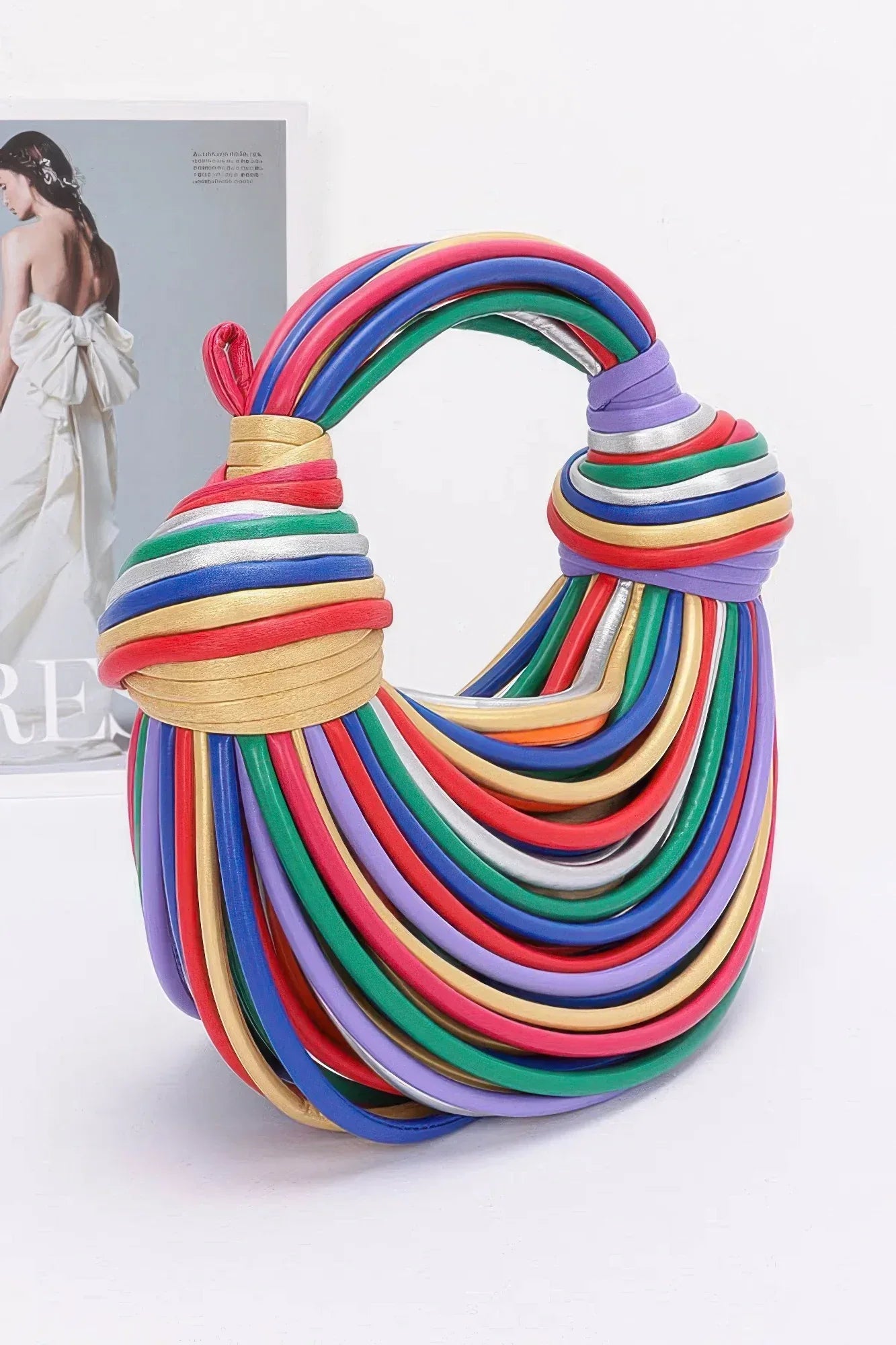 Faux Leather Rope Hobo Bag Secondary image