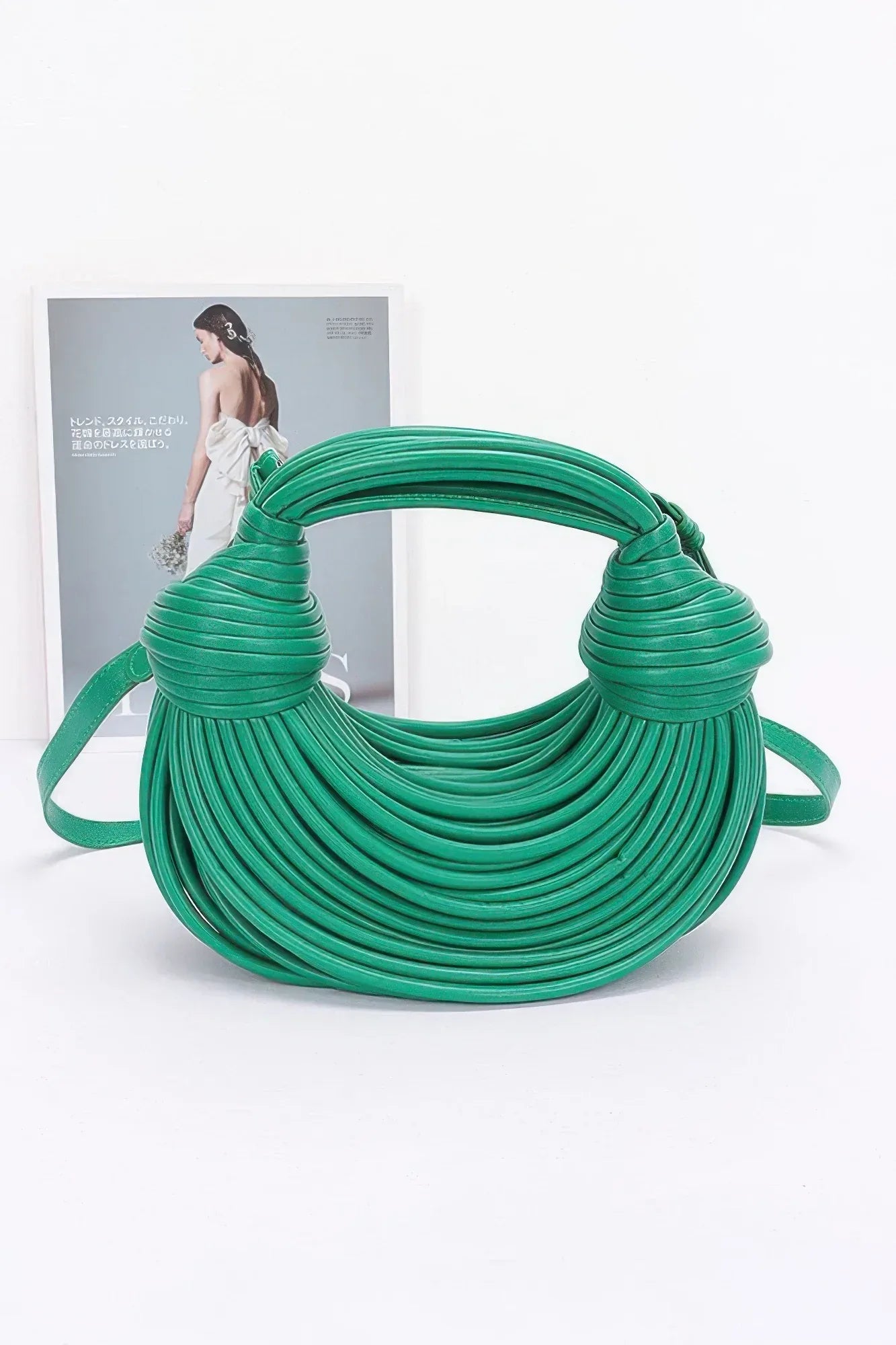 Faux Leather Rope Hobo Bag | Mixtshop LLC