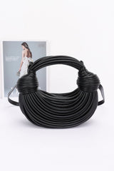 Faux Leather Rope Hobo Bag | Mixtshop LLC