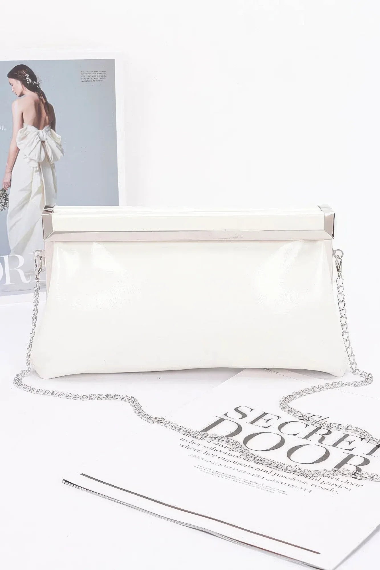 Patent Leather Frame Clutch Bag | Mixtshop LLC