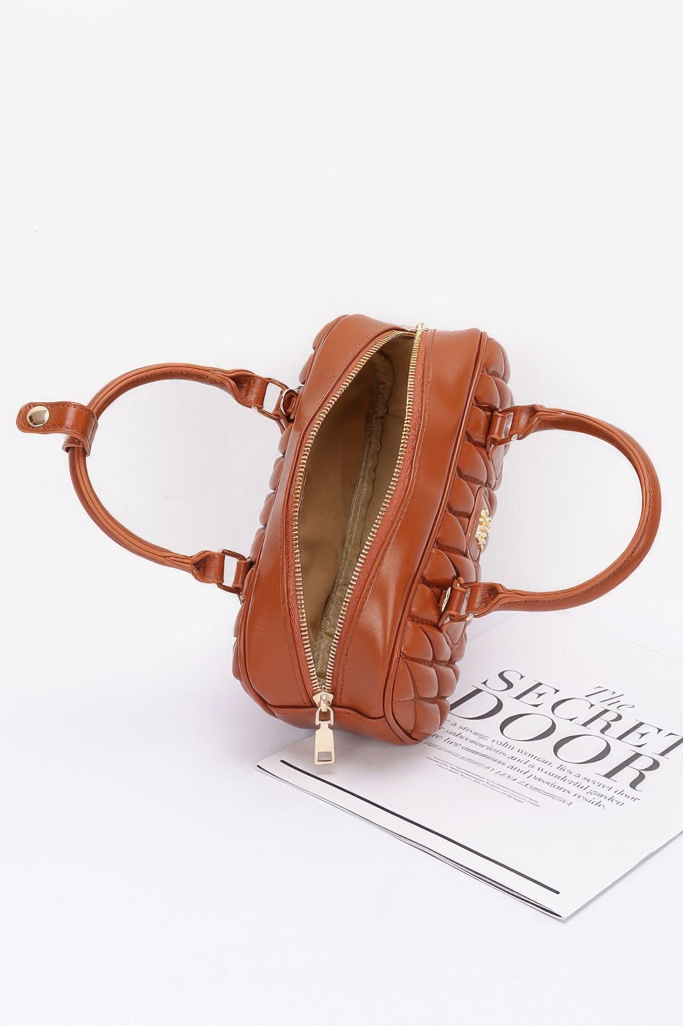 Quilted Faux Leather Handbag | Mixtshop LLC