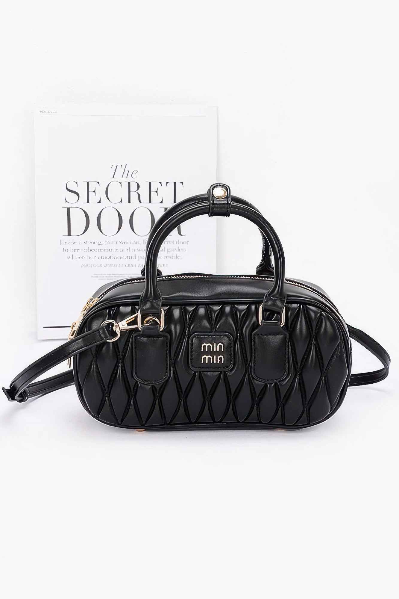 Quilted Faux Leather Handbag | Mixtshop LLC