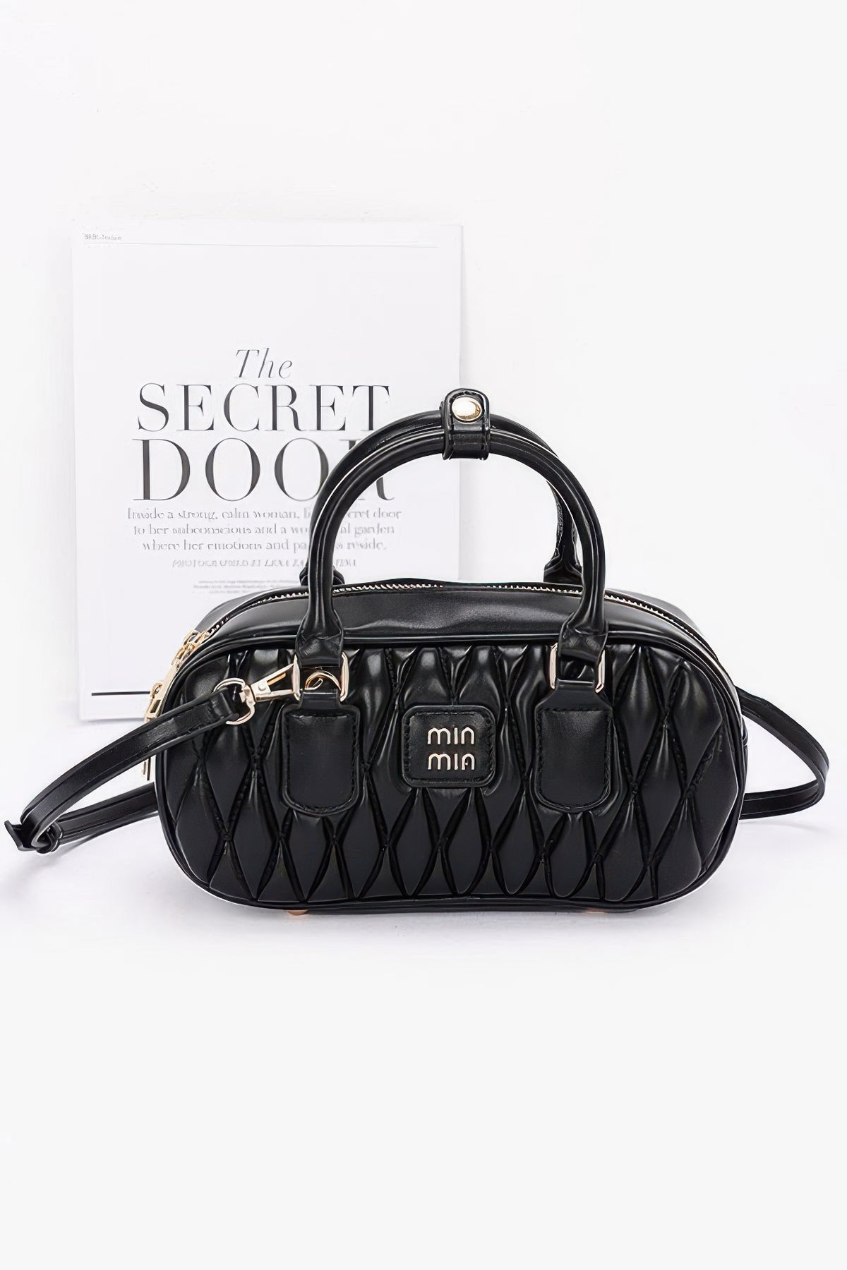 Quilted Faux Leather Handbag | Mixtshop LLC