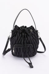 Quilted Faux Leather Bucket Bag | Mixtshop LLC