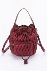 Quilted Faux Leather Bucket Bag | Mixtshop LLC