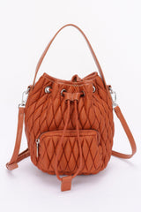 Quilted Faux Leather Bucket Bag | Mixtshop LLC