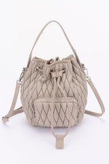 Quilted Faux Leather Bucket Bag | Mixtshop LLC