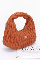 Quilted Faux Leather Hobo Bag | Mixtshop LLC