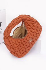 Quilted Faux Leather Hobo Bag | Mixtshop LLC