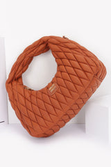 Quilted Faux Leather Hobo Bag | Mixtshop LLC