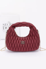 Quilted Faux Leather Hobo Bag | Mixtshop LLC