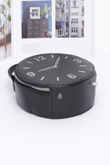 Faux Leather Clock Novelty Bag | Mixtshop LLC