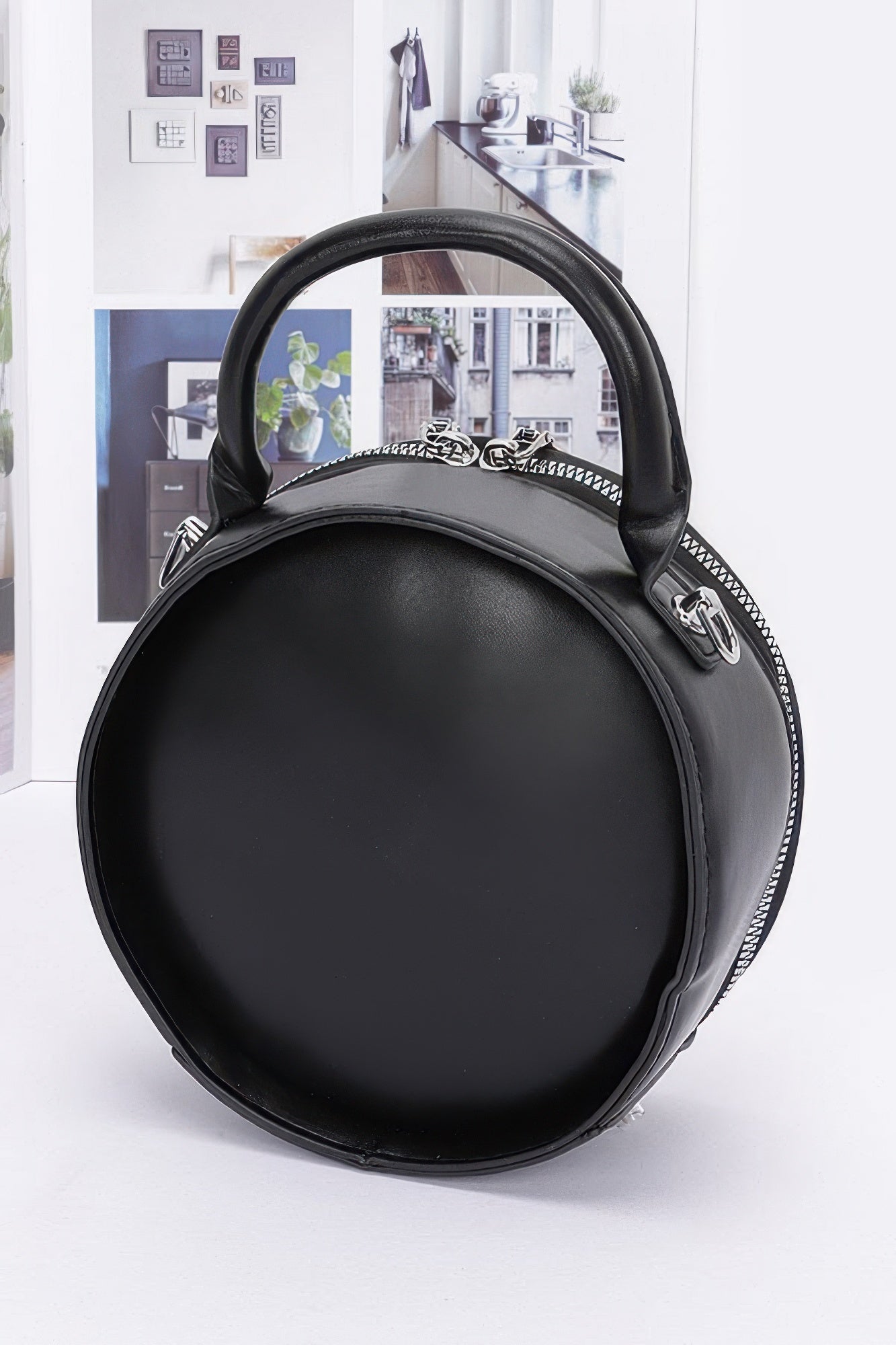 Faux Leather Clock Novelty Bag | Mixtshop LLC