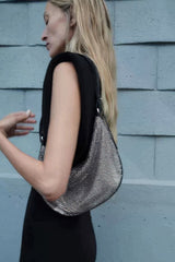 Rhinestone Mesh Shoulder Bag | Mixtshop LLC