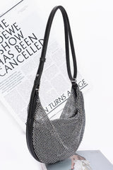 Rhinestone Mesh Shoulder Bag | Mixtshop LLC