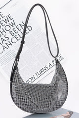 Rhinestone Mesh Shoulder Bag | Mixtshop LLC