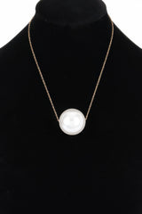 Round Faux Pearl Necklace | Mixtshop LLC