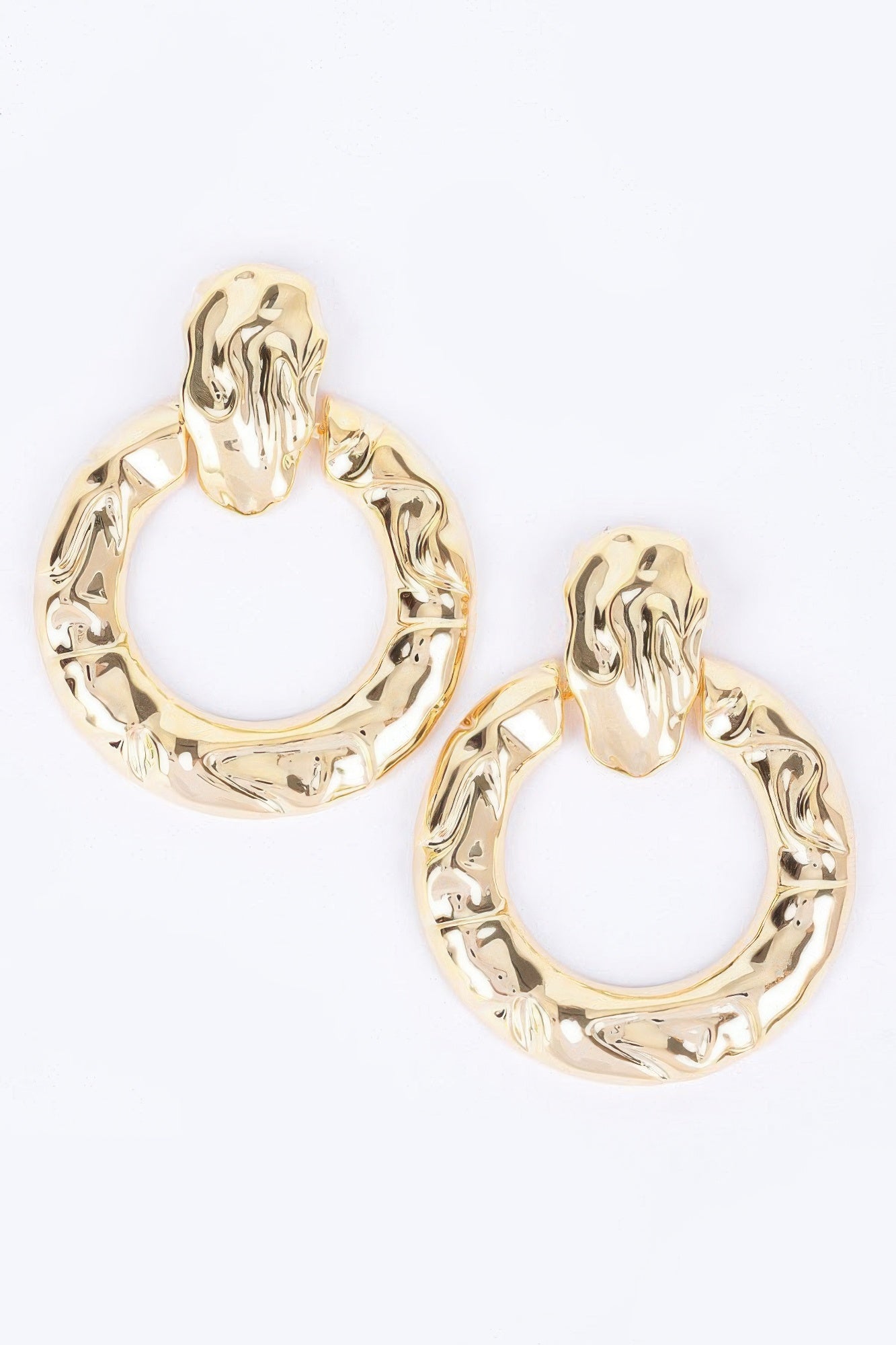 Hammered Metal Earring | Mixtshop LLC