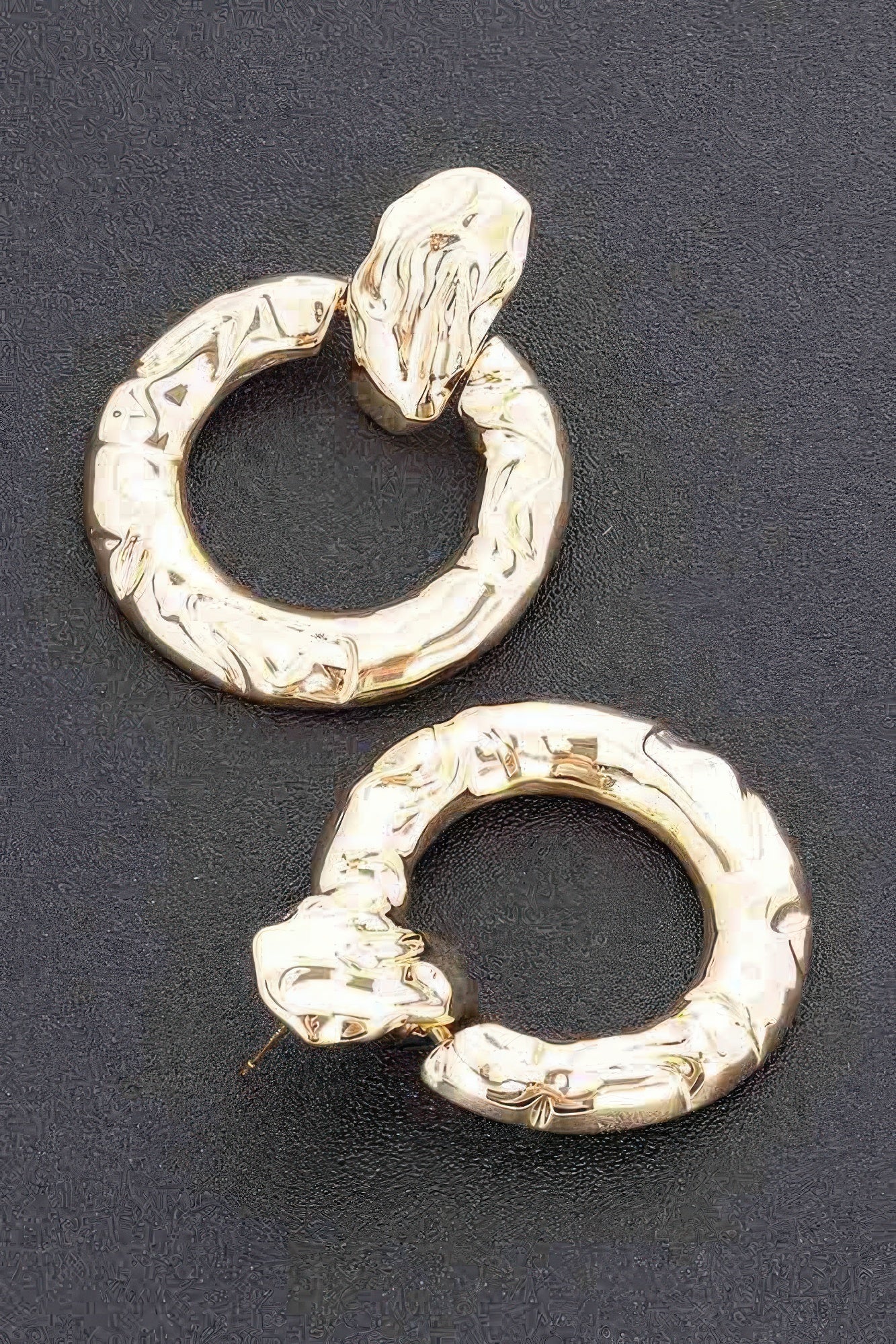 Hammered Metal Earring | Mixtshop LLC