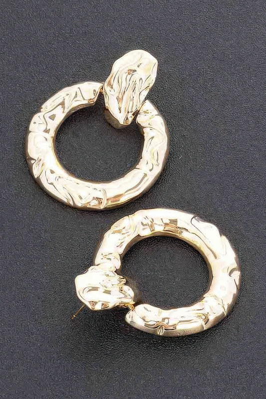 Hammered Metal Earring | Mixtshop LLC