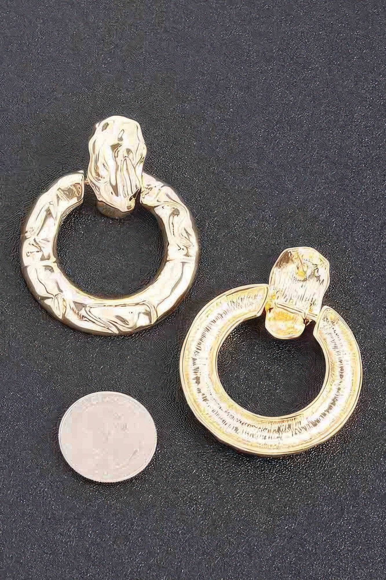 Hammered Metal Earring | Mixtshop LLC