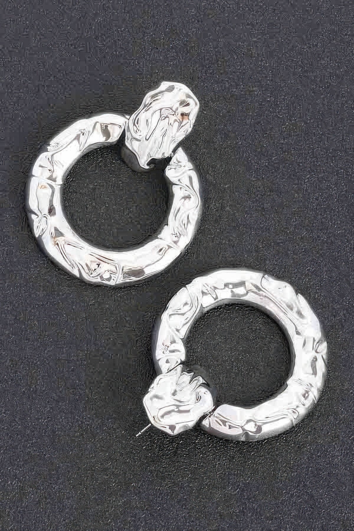 Hammered Metal Earring | Mixtshop LLC