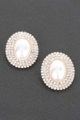 Faux Pearl Stud Earring | Mixtshop LLC