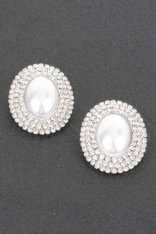 Faux Pearl Stud Earring | Mixtshop LLC