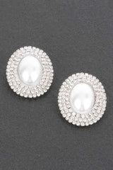 Faux Pearl Stud Earring | Mixtshop LLC